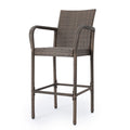 Littleton Barstool Brown Iron