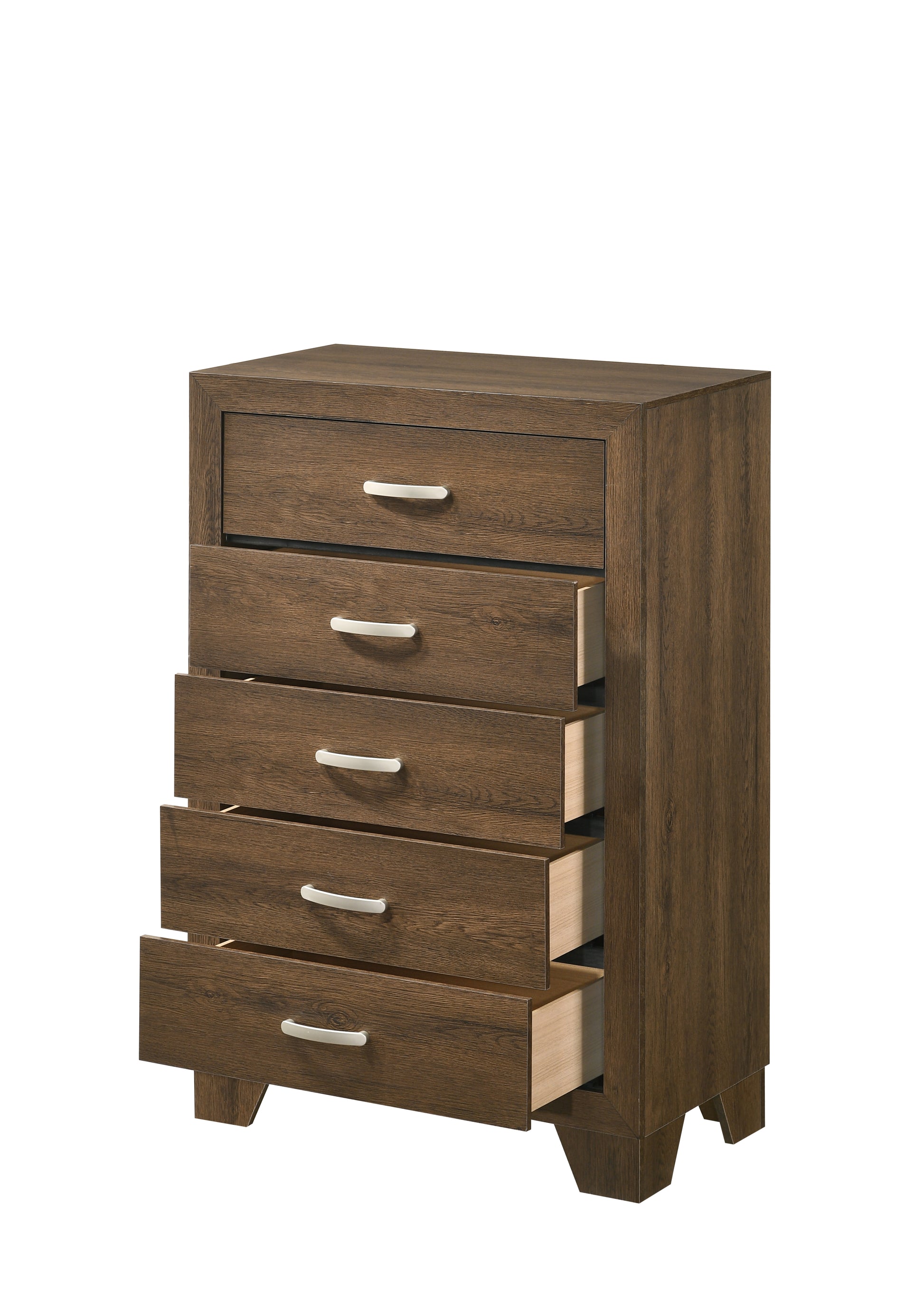 Miquell Oak Finish Chest Oak Synthetic Wood