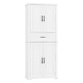 Bathroom Storage Cabinet With Multi Functional Storage Space, Drawer With Slide Rails, Adjustable Shelf, White White Mdf