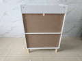 Kids 3 Tier Bookcase, Children'S Book Display, Bookshelf Toy Storage Cabinet Organizer For Children'S Room, Playroom, Nursery White Mdf