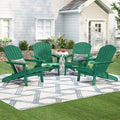 Malibu Adirondack Chair Dark Green Acacia Wood