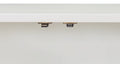 Ansaldo Console Cabinet, Pearl White & Silver Shimmer Finish Ac02506 White Wood