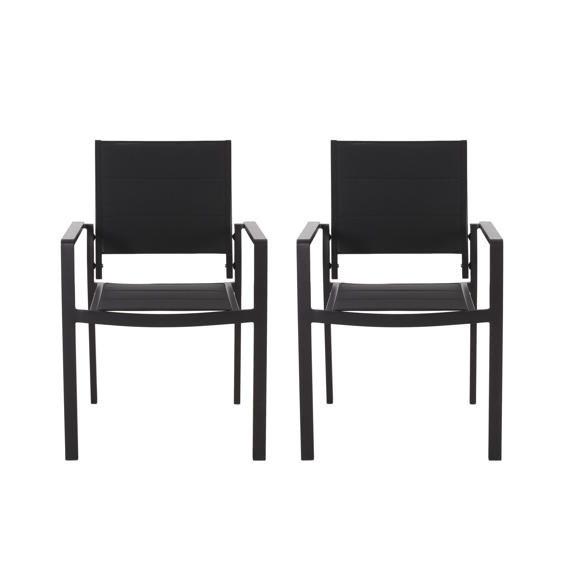 Wilbur Dining Chair Black Aluminum