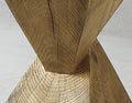 Zahi Accent Table, Oak Finish Ac01779 Oak Wood