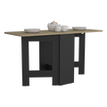 Gateleg Folding Table Space Saving With Compact Design Multicolor Folding Desk Top Dining Room Freestanding Rectangular Desk Rectangular Particle Board Engineered Wood