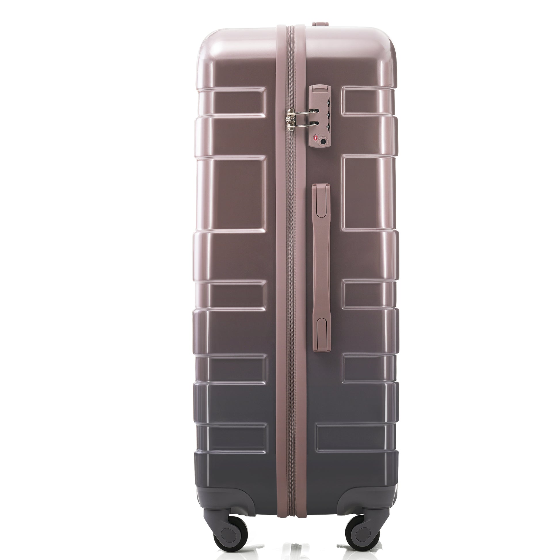 Luggage Sets Model Abs Hardshell 3Pcs Clearance Luggage Hardside Lightweight Durable Suitcase Sets Spinner Wheels Suitcase With Tsa Lock 20''24''28'' Golden Golden Abs Pc