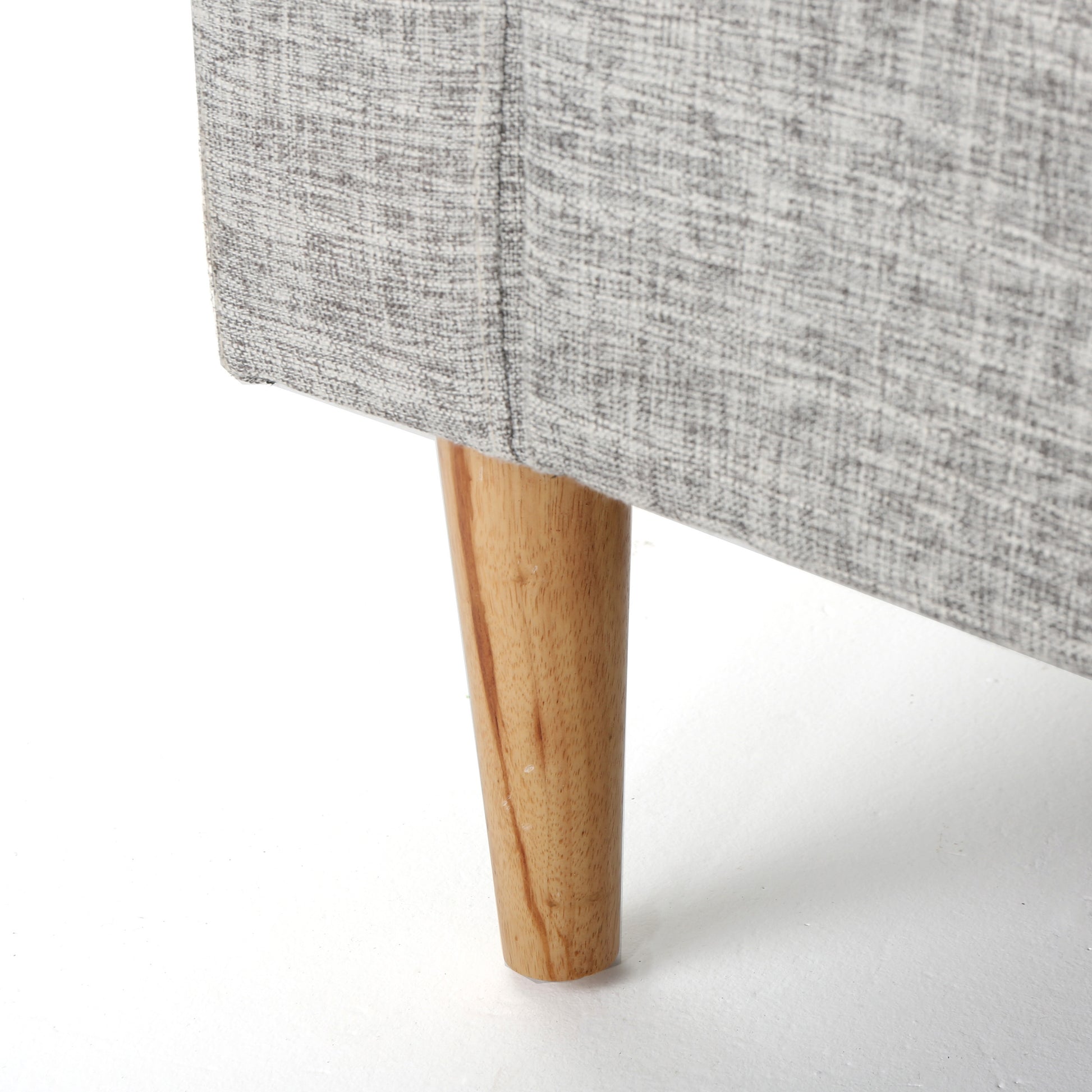 Club Chair Light Grey Fabric