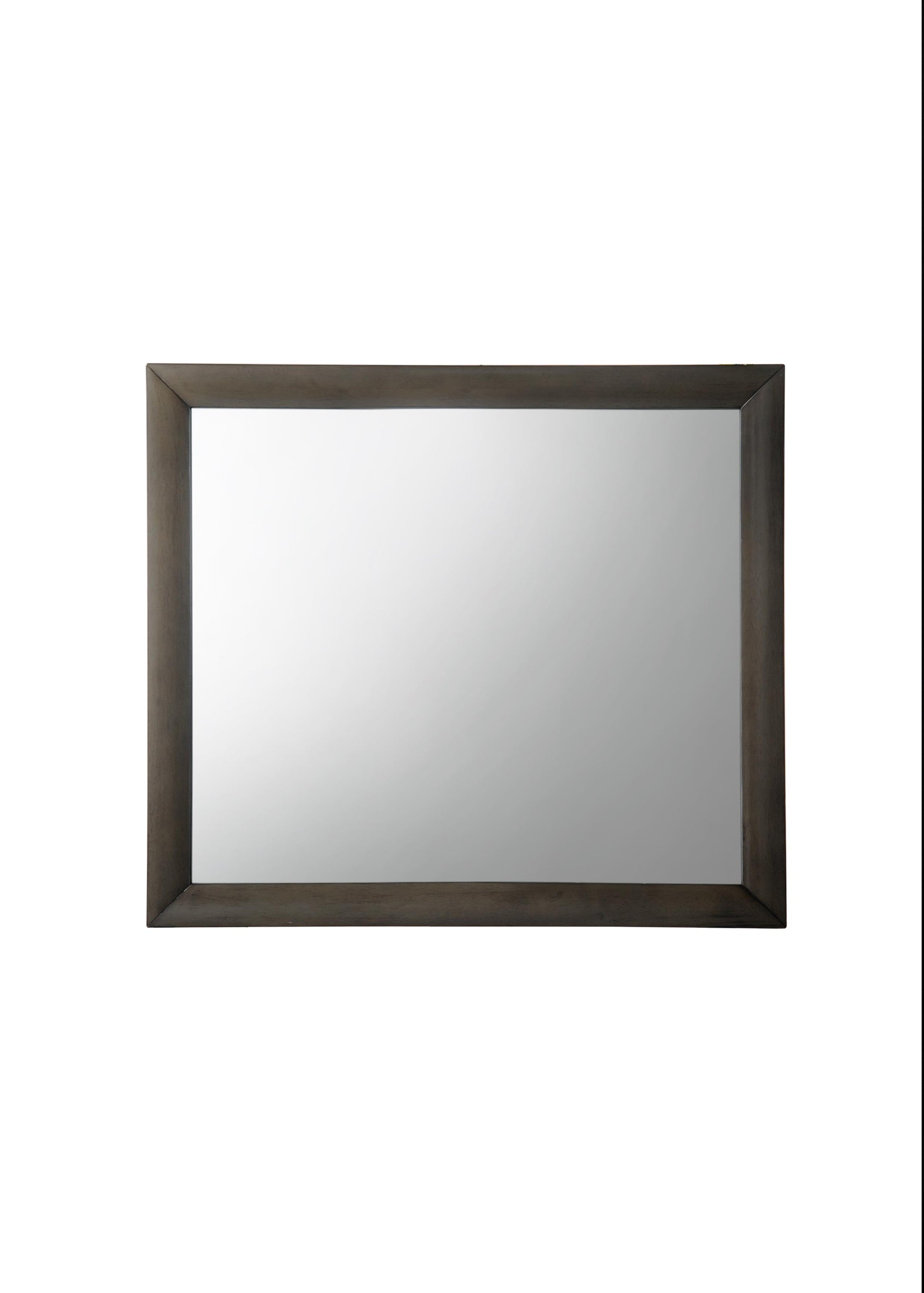 Ireland Gray Oak Finish Mirror Gray Mirror,Synthetic Wood