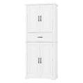 Bathroom Storage Cabinet With Multi Functional Storage Space, Drawer With Slide Rails, Adjustable Shelf, White White Mdf