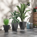 Outsunny Set Of 3 Tall Planters, 18