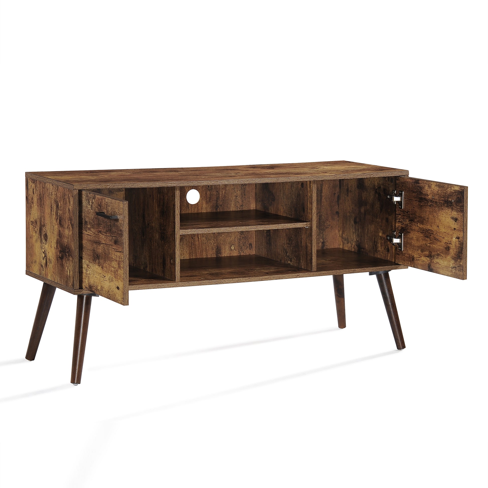 Tv Cabinet Old Pine 40 49 Inches Rubber Wood