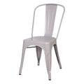 Silver Stackable Side Chair Set Of 2 Solid Silver Dining Room Side Chair Set Of 2 Metal