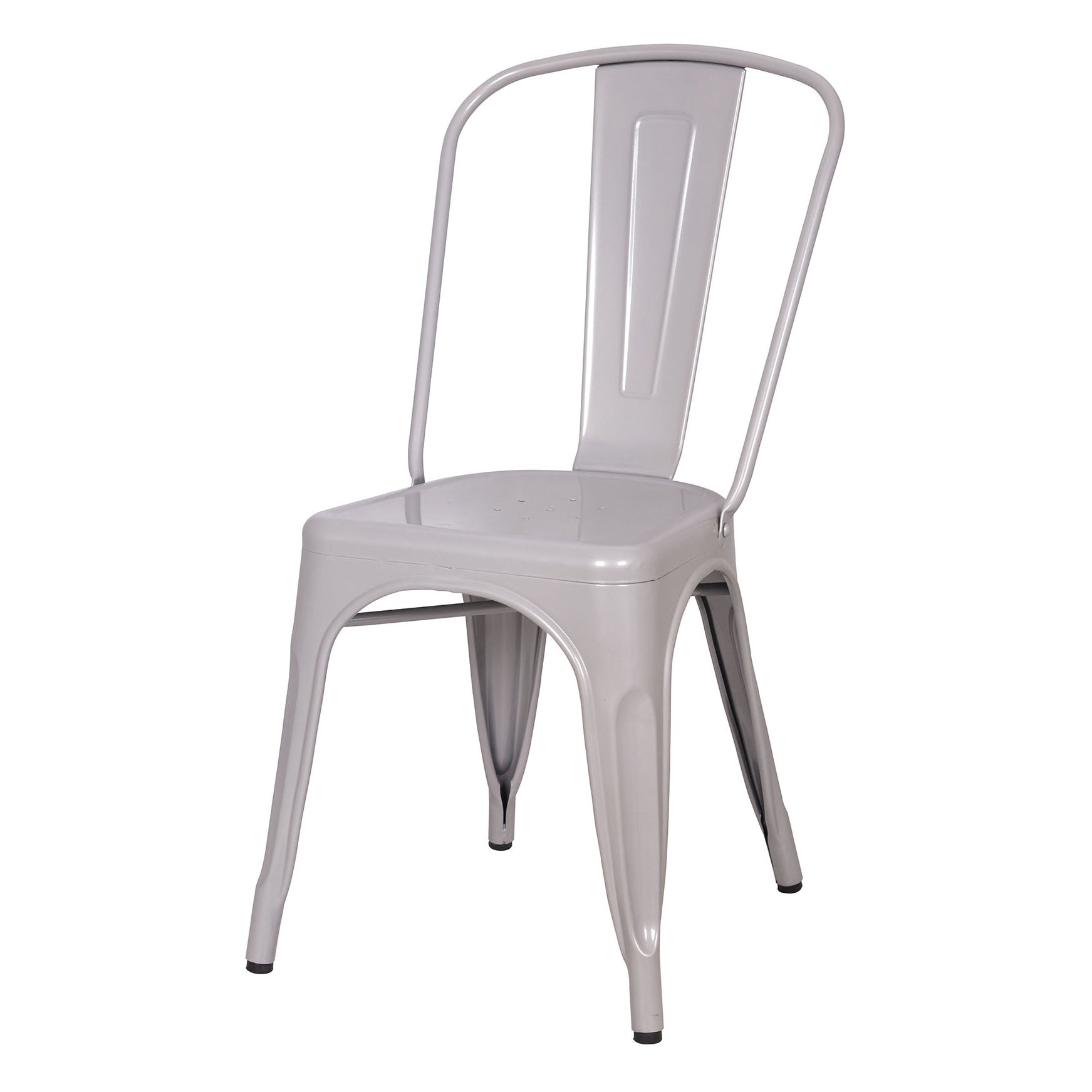 Silver Stackable Side Chair Set Of 2 Solid Silver Dining Room Side Chair Set Of 2 Metal