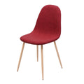 Dining Chair Red Fabric