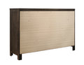 Verna Brown 9 Drawer Dresser Brown Engineered Wood