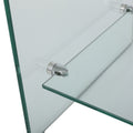 Tv Stand Clear 39 Inches Or Less Glass