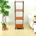 Korean Orange 4 Tier Heavy Duty Stainless Steel Storage Shelving Unit, 100Lbs Shelf 49