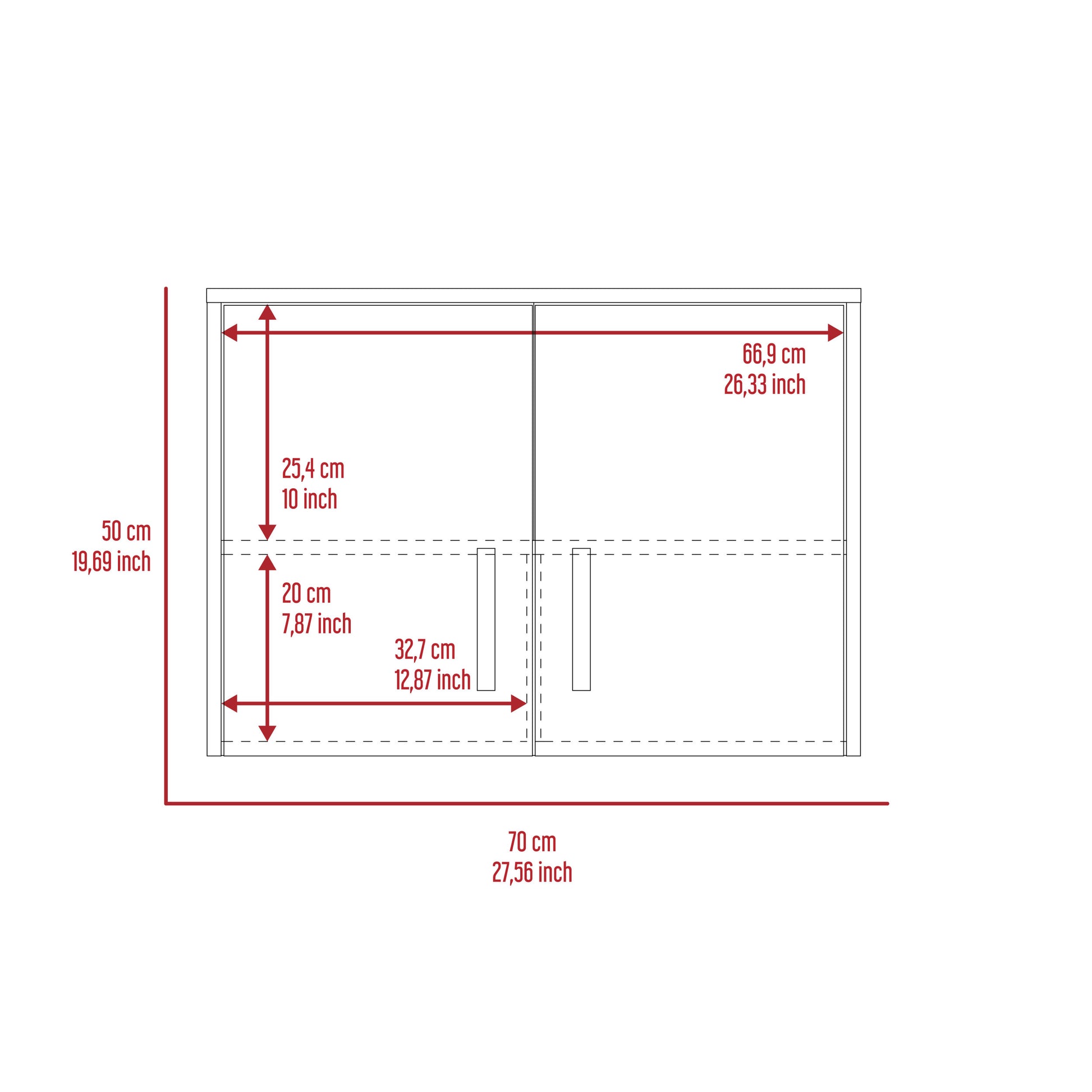 Storage Cabinet Wall Cabinet, Three Interior Shelves, Double Door Freestanding Black Kitchen Shelves Included Modern Particle Board Engineered Wood