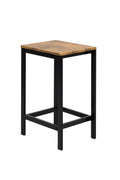 5 Piece Compact Bar Table Set With Table And Stools Modern Industrial Design, Space Saving Furniture For Dining Room And Breakfast Nook Brown Brown Mdf Steel
