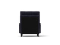 Grey Sofa Chair With Recline Fuction Grey Velvet Metal Primary Living Space Medium Soft Loose Back Pillow Top Arms Foam Fabric Metal 1 Seat