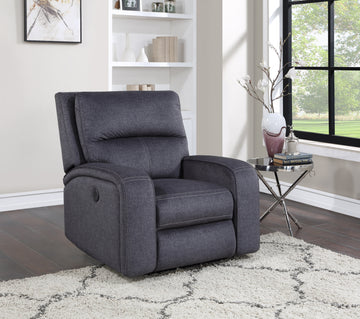 Lovell Power Reclining Chair Dark Gray Dark Gray Fabric