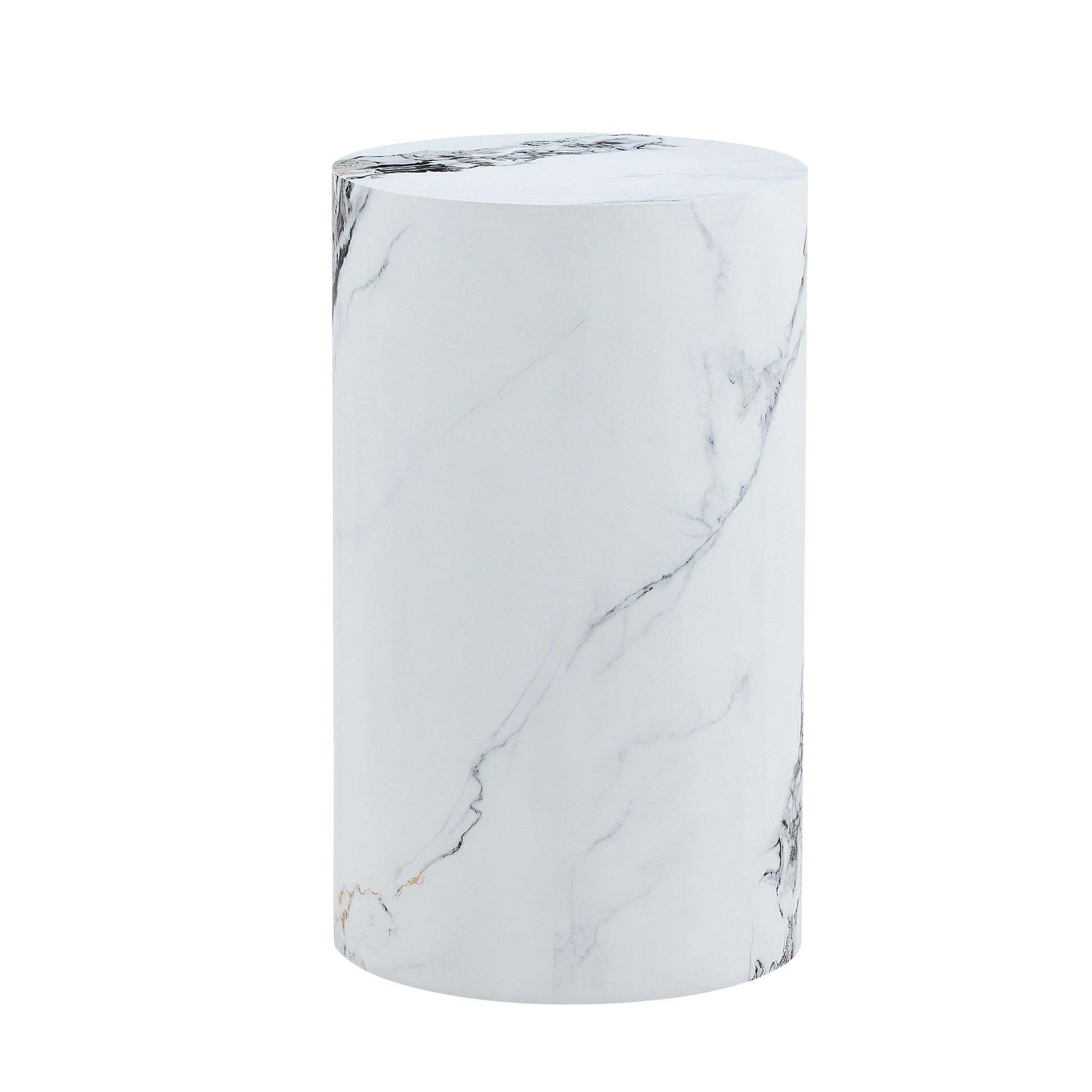 The Cylindrical Table With Its Patterned Design Can Be Easily Integrated Into A Variety Of Interior Styles, From Coffee Tables To Small Dining Tables, Workbenches Or Makeshift Writing Desks. White Mdf