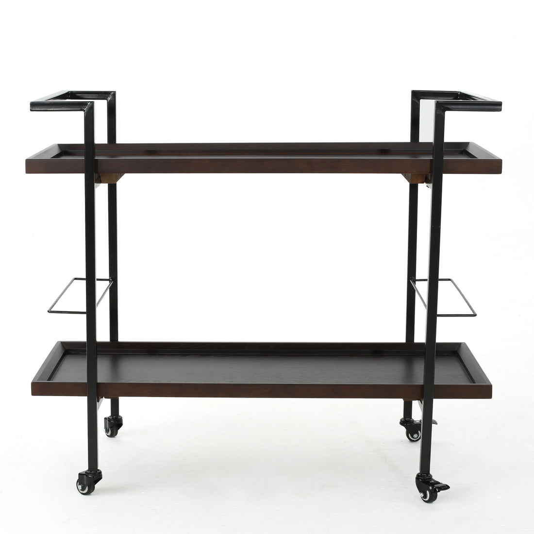 Bar Cart Walnut Wood