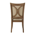 Beige And Grey Oak Side Chair With Tapered Leg Set Of 2 Solid Beige Brown Gray Dining Room Foam Modern Side Chair Acacia Solid Back Set Of 2 Faux Leather