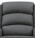 Grey Rocking Chair With Flared Arm Cushion Solid Grey Primary Living Space Foam Rocking Chairs Solid Back Wood Fabric