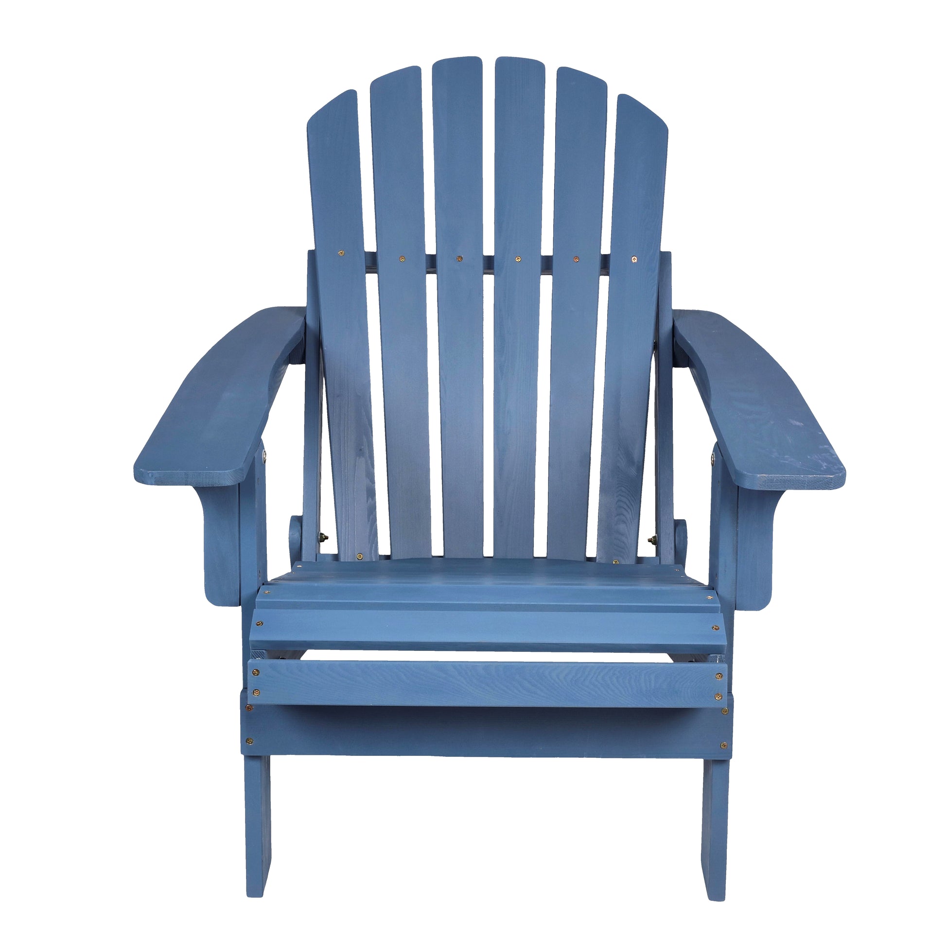 Oversize Wooden Outdoor Folding Adirondack Chair With Pre Assembled Backrest & Seatboard, Wood Patio Chair For Garden Backyard Porch Pool Deck Firepit No Adirondack Blue Garden & Outdoor Solid Wood