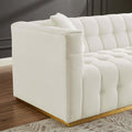 Eleanor Sofa Beige Boucle Beige,Ivory,Ivory White,Light Beige Boucle 3 Seat