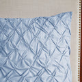 8 Piece Cotton Printed Comforter Set Blue Queen Queen Blue Polyester