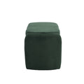 Coolmore Storage Ottoman,Bedroom End Bench,Upholstered Fabric Storage Ottoman With Safety Hinge, Entryway Padded Footstool, Ottoman Bench For Living Room & Bedroom Emerald Emerald Foam Velvet