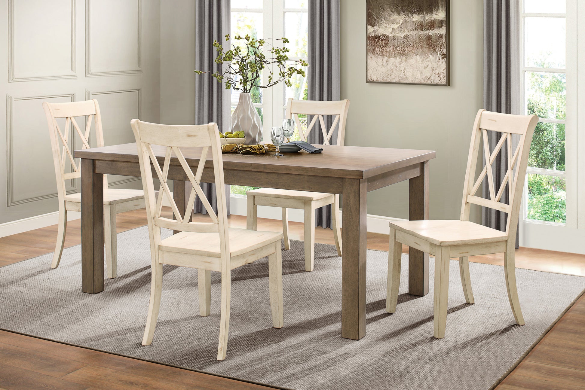 Classic Transitional Natural Finish Dining Table 1Pc Wooden Kitchen Dining Room Furniture Natural Dining Room Kitchen & Dining Tables Rectangular Wood