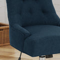 Office Chair Navy Blue Fabric