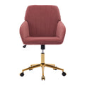 Ty Office Chair Rose Red Velvet