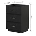 Hk2305 24 Bk Cabinet Black Mdf