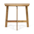 Westmont Half Round Bistro Table, Natural Natural Acacia Wood