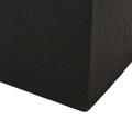 Outdoor Large Square Mgo Planter Black Magnesium Oxide