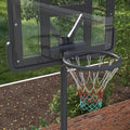 Soozier Portable Basketball Hoop, 7.5 10Ft Height Adjustable Swimming Pool Basketball Goal With 43.25