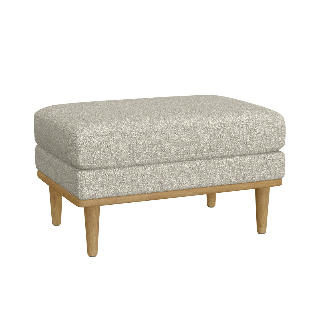 Revel Tan Chair Ottoman Tan Foam Solid Wood