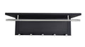 Esyspot Metal Powder Coating Hook Wall Mounted With Shelf Black Bedroom Contemporary Metal Chrome,Metal