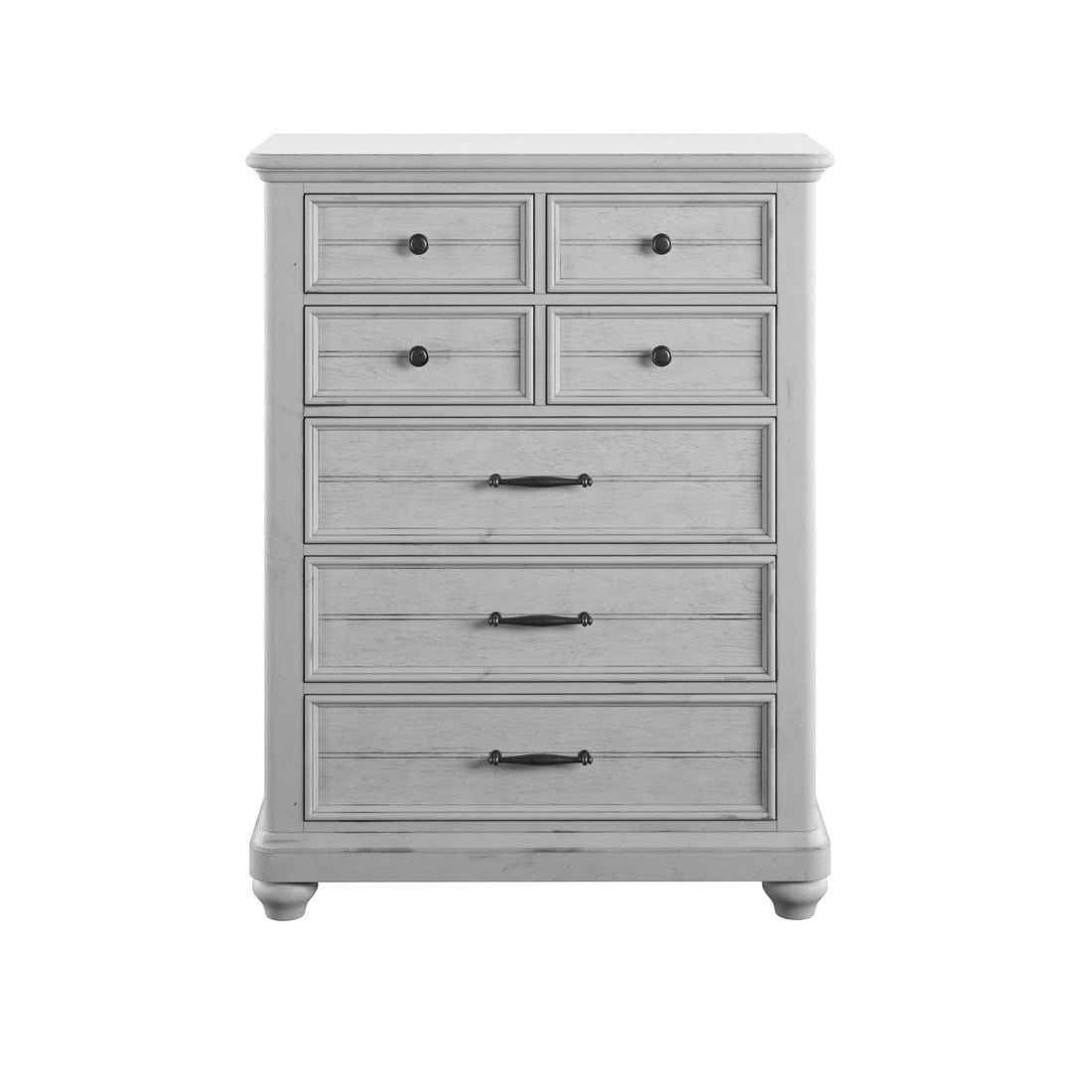 Mariano Gray 7 Drawer Chest Gray Engineered Wood