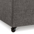 Modern Large Comfort Sofa Ottoman With Storage, Modular Sectional Storage Ottoman With Wheels For Living Room,Lounge Ottoman, Couch Storage Ottoman ,Large Storage Ottoman Bench Charcoal Grey Charcoal Grey Primary Living Space American