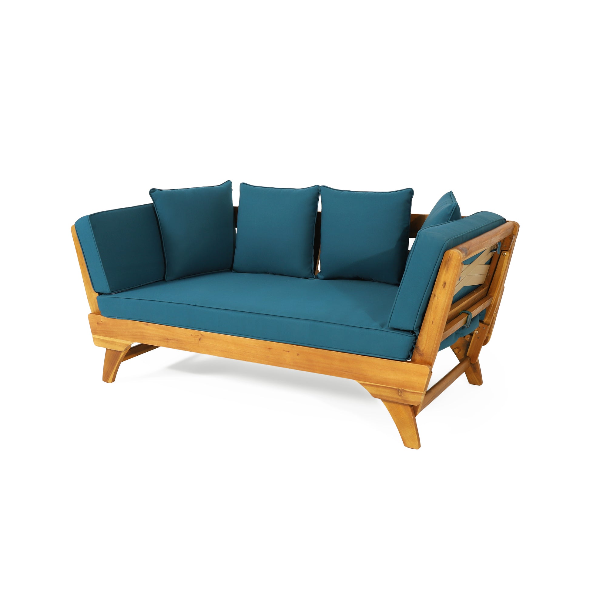 Serene Daybed Full Teak Fabric