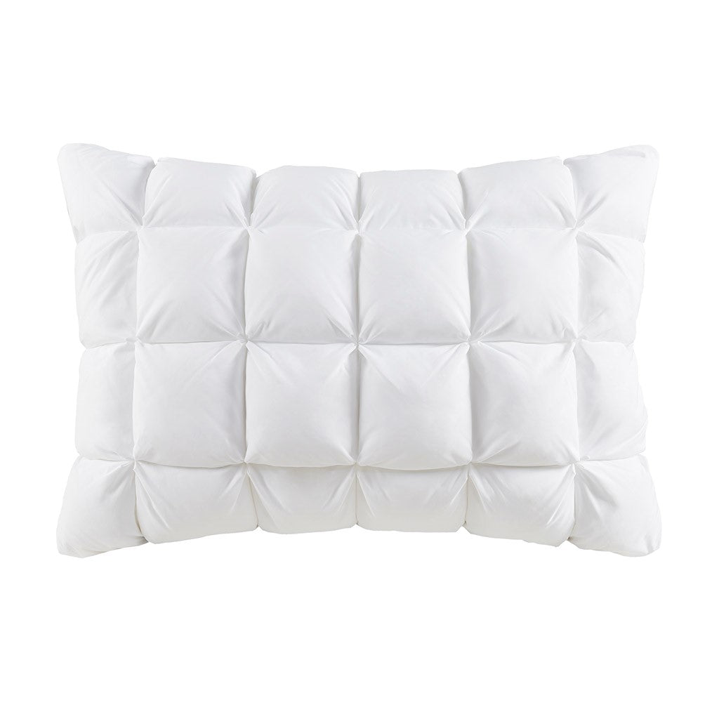 Overfilled Pillow Protector Single Piece King Size White Polyester