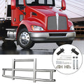 Stainless Steel Deer Guard Bumper For Kenworth T680 2008 2021 With Brackets Chrome Stainless Steel