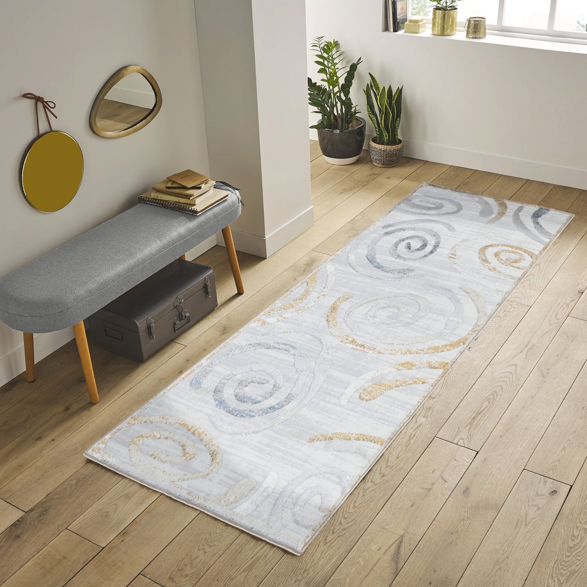 Nova Gc Soh9006 Multi 7 Ft. 10 In. X 9 Ft. 10 In. Area Rug White Polyester