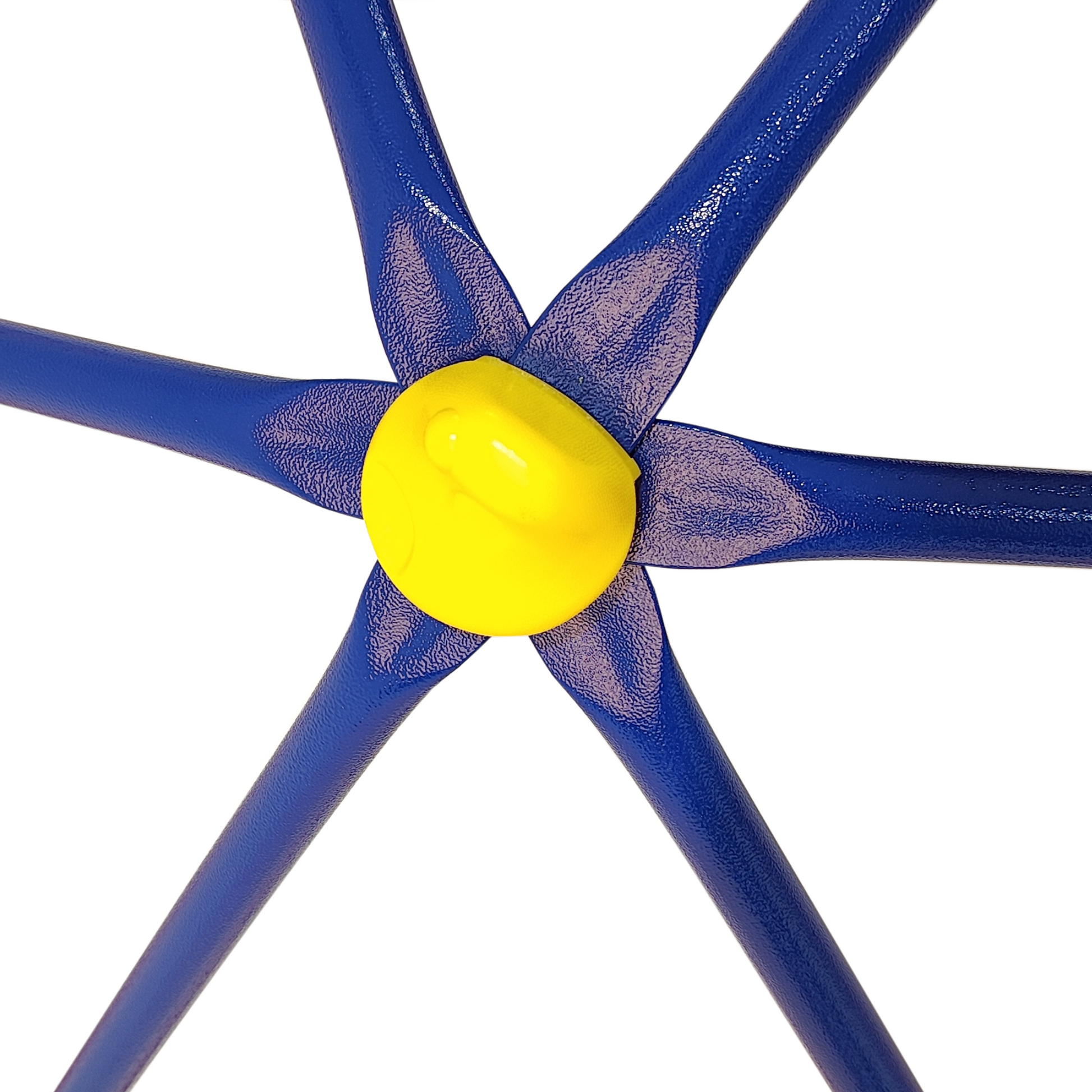 Xcf007 6Ft Dome Climber With 1.2M Slide For Age 3 Climber With Climbing Stones Blue Red Metal