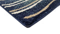 Jersey Area Rugs, Carpets For Livingroom, 5X7 Area Rugs ,3001 Blue Rectangle 5&7 Blue Contemporary Abstract Polypropylene